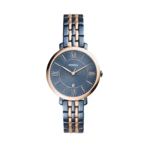 Fossil Blue Dial Elegant Ladies Watch